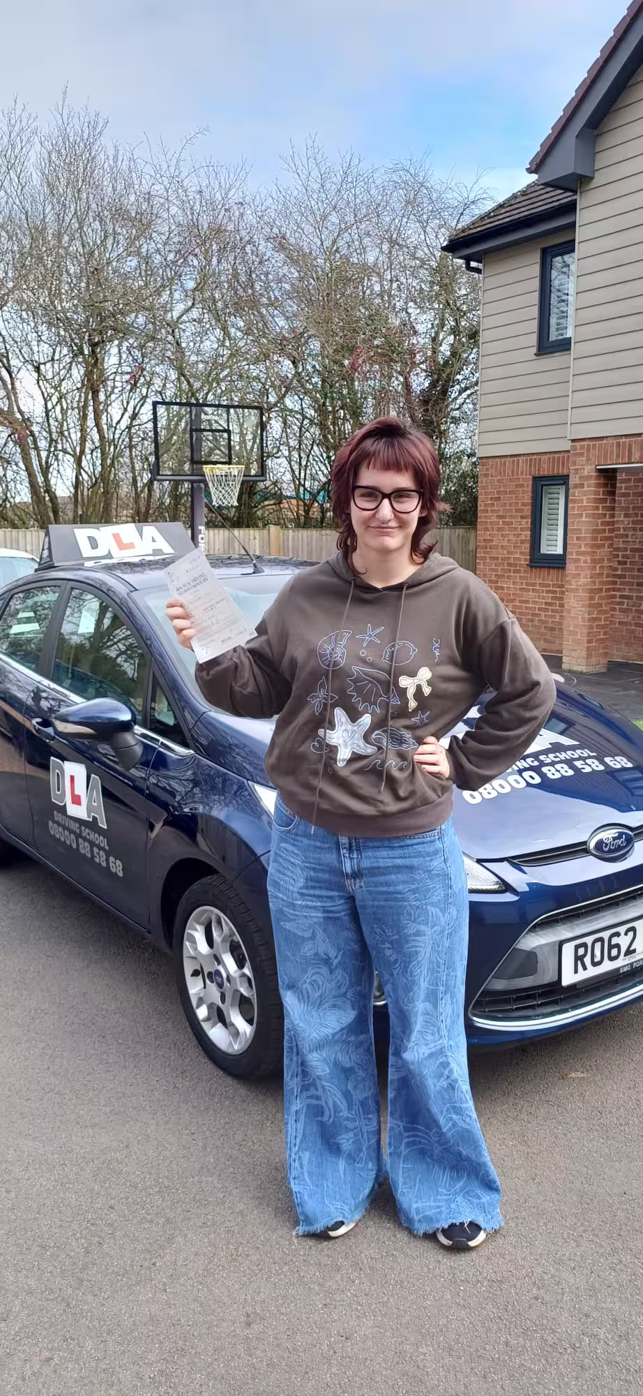 Kit passed their driving test
