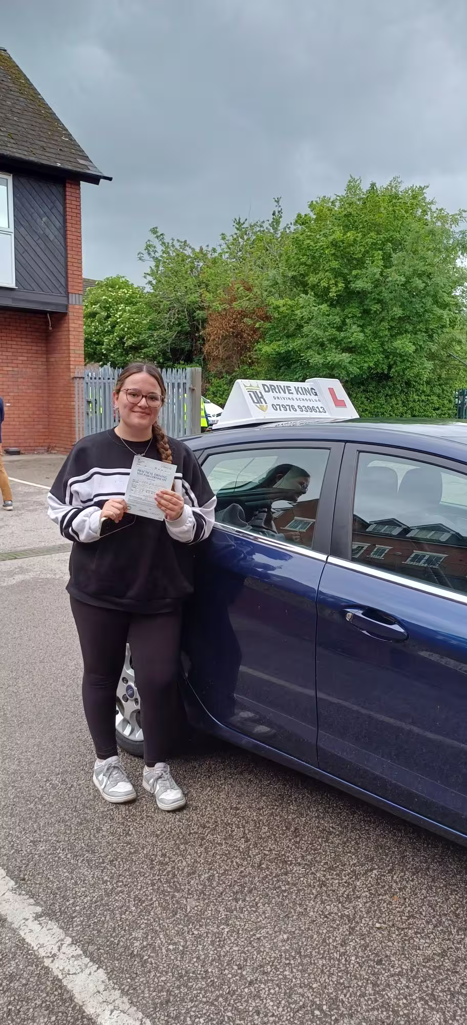 Shazia passed their driving test